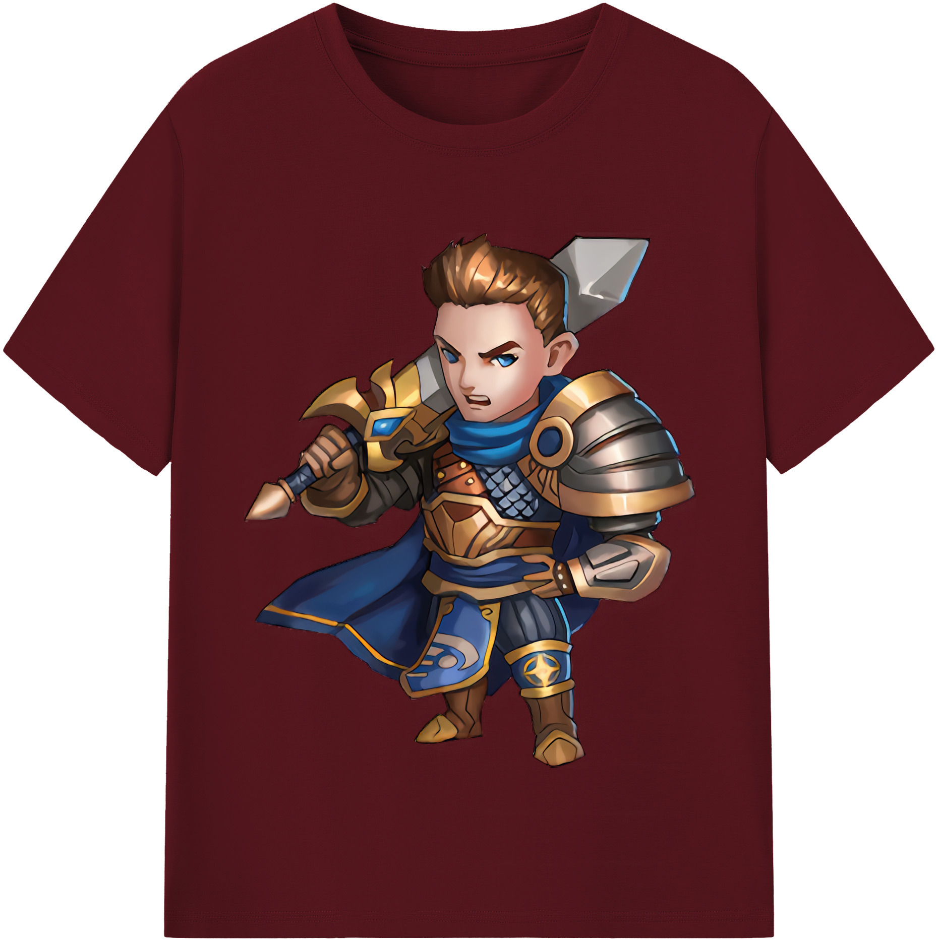 リーグ・オブ・レジェンド League of Legends LOL 綿100％半袖Tシャツ（フロントプリント）